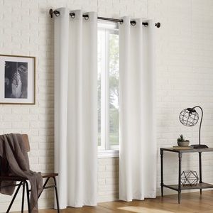 sun zero room darkening curtains set of two